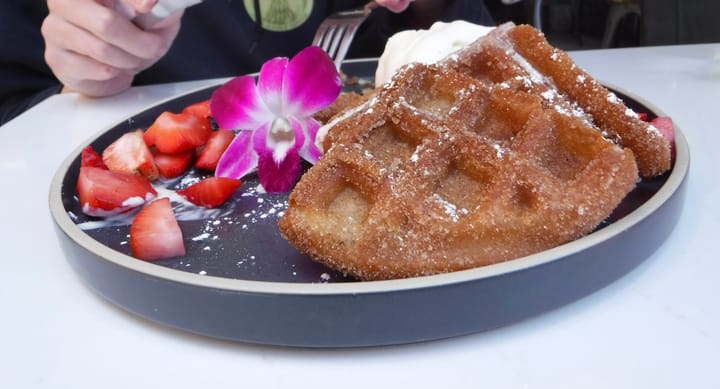 short and sweet - waffles